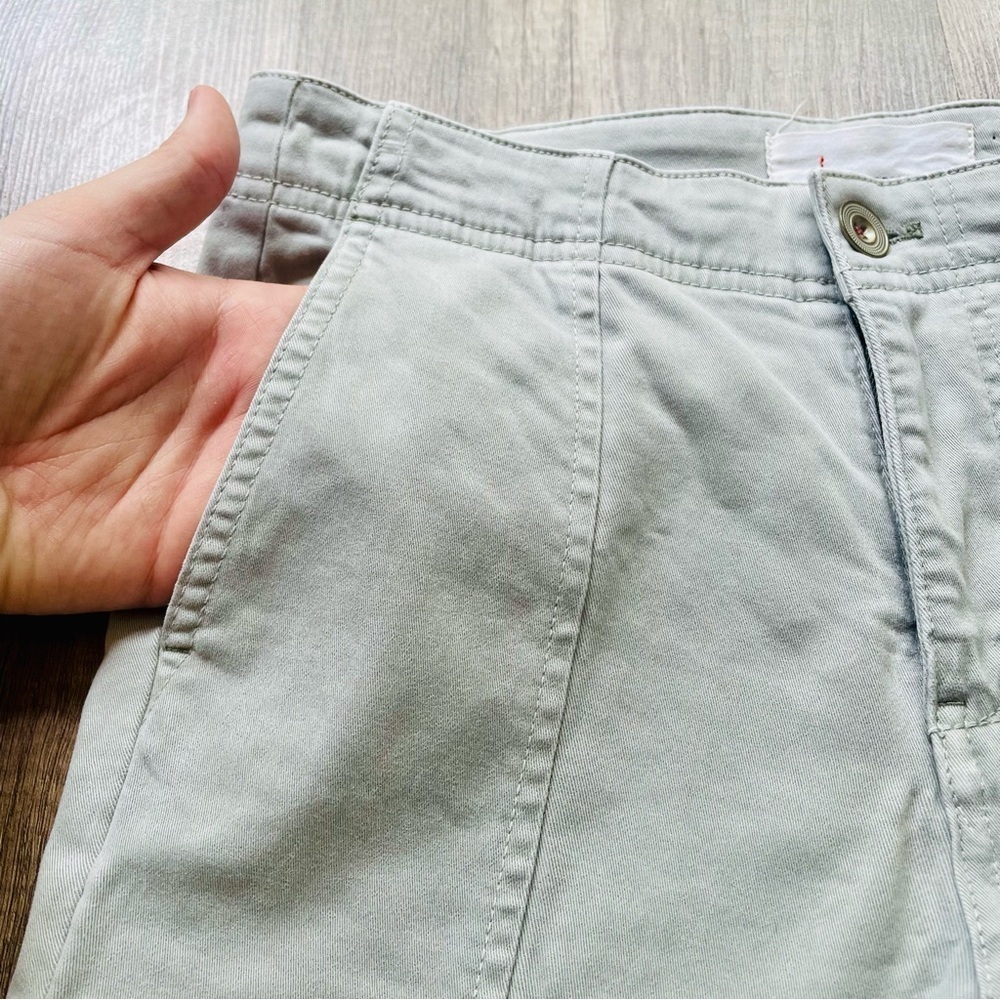 By Anthropologie Green Utility Pants Size 25 Petite - Picture 4 of 9